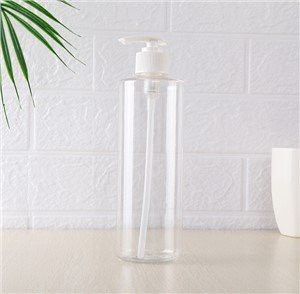 8oz průhledná plastová láhev s pumpičkou